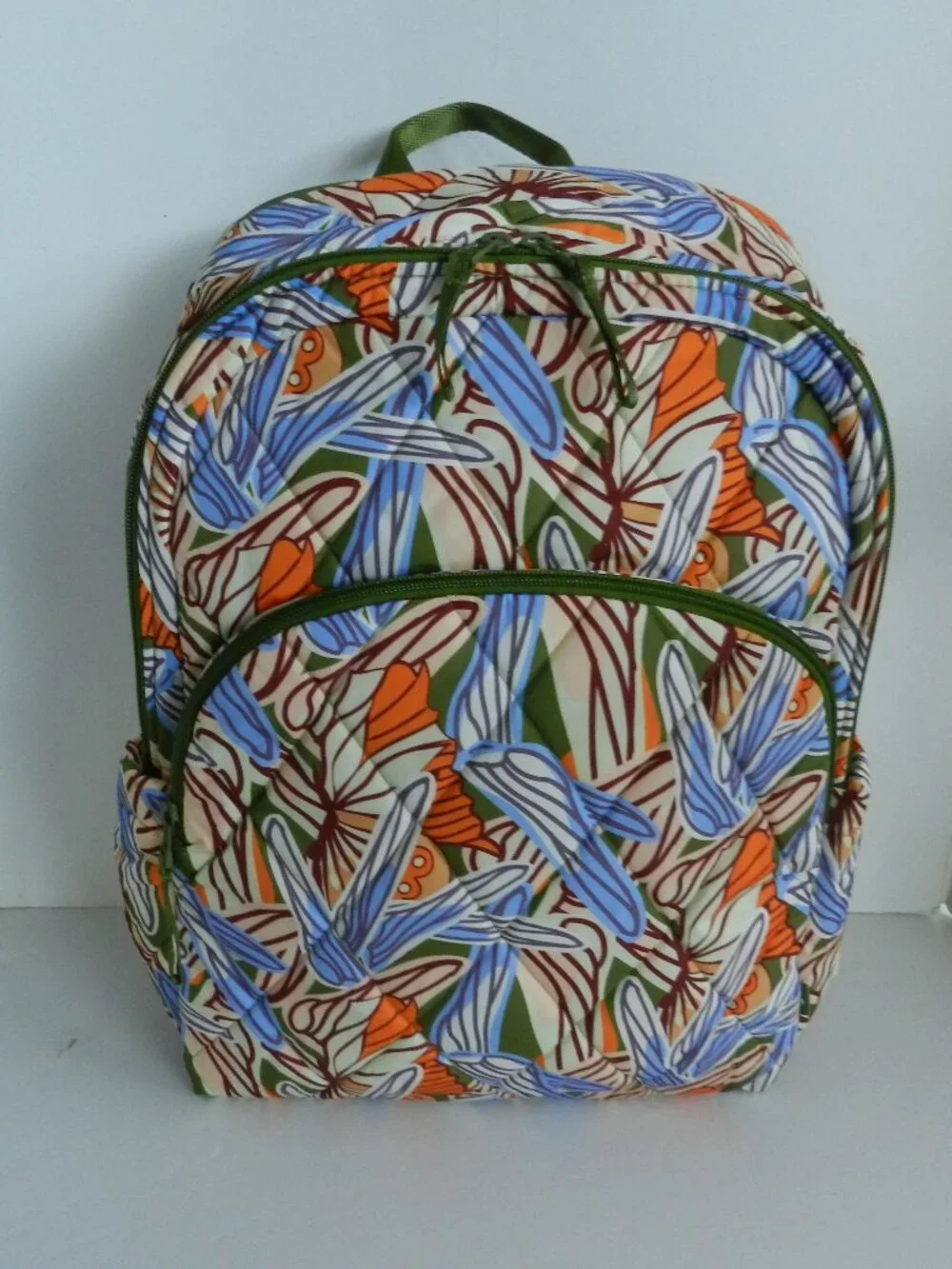 Vera Bradley Ultralight Essential LARGE Backpack Laptop Bag in Dragon Fly